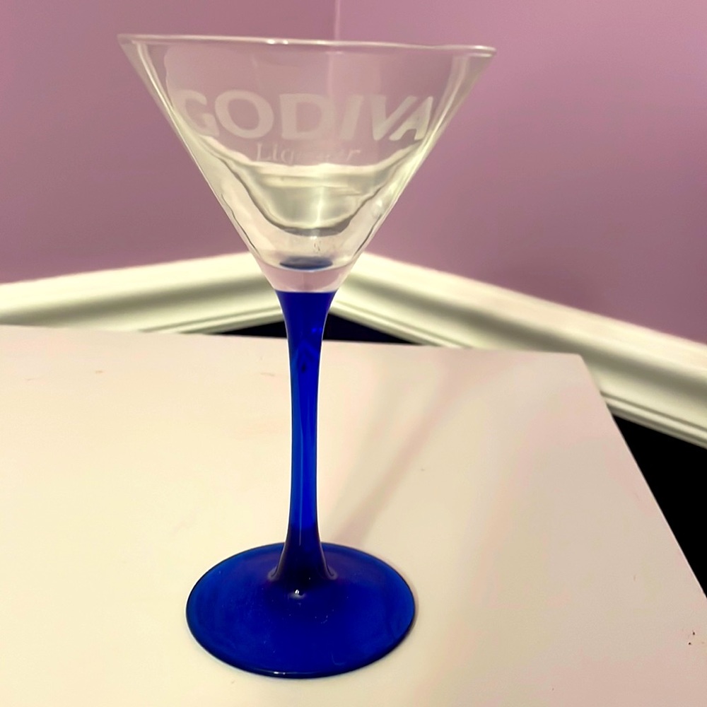 Godiva martini glass